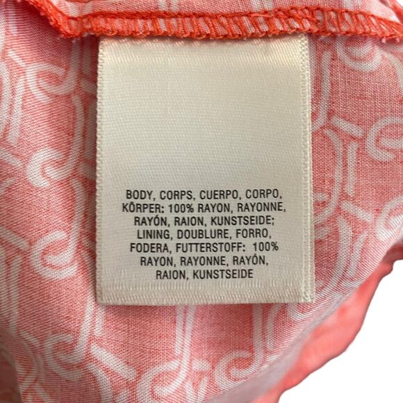 Maeve Anthropologie Carlotta Ruched Shirtdress Pullover Ruched Orange Size Small - Picture 12 of 16